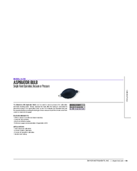 Thumbnail of document Data Sheet - A-350 Aspirator Bulb